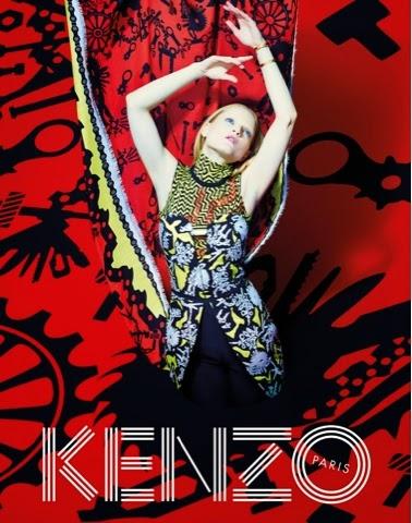 GUINEVERE VAN SEENUS AND ROBBIE MCKINNON FOR KENZO’S FALL 2014 ADSRELEASED