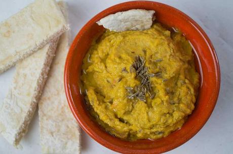 Roasted Carrot and Red Lentil Dip