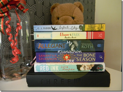 My Sunathon TBR