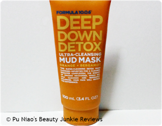 Formula 10.0.6 Deep Down Detox Ultra-Cleansing Mud Mask Orange + Bergamot
