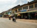 Shop houses next to the Chinese Temple