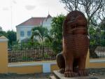 Mythical lion outside Sala Khaet