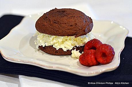Sumatra Chocolate Coconut Cream Filled Sandwich Cookie 
