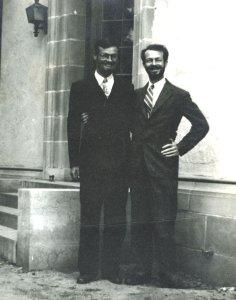 Charles Coryell and Linus Pauling, 1935.