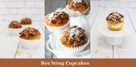 Bee sting cupcakes