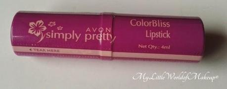 Avon Simply Pretty Lipstick in Darling Mauve - Review and Swatches