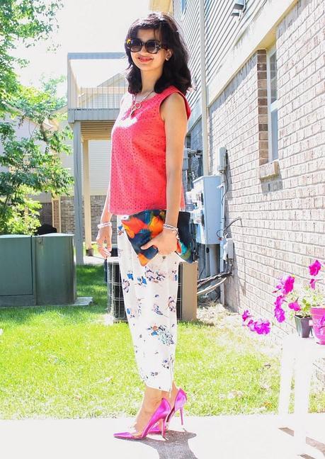 OOTD: Floral Pants, Styled Twice