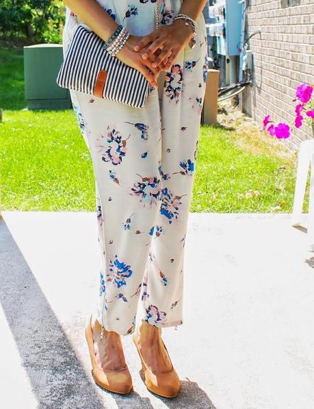 OOTD: Floral Pants, Styled Twice