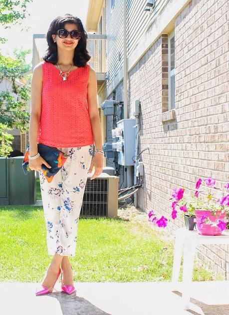 OOTD: Floral Pants, Styled Twice