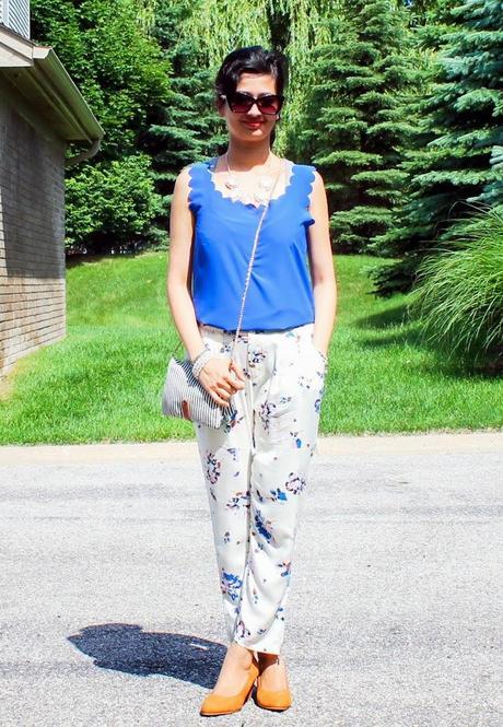 OOTD: Floral Pants, Styled Twice