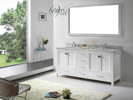 Virtu USA Caroline Solid Wood Vanity