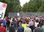 Activists Break Down Fences Hundreds Protest Tamboran Fracking