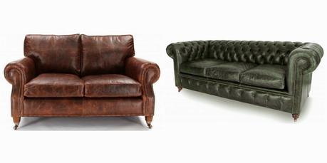 House & Home : A Leather Sofa