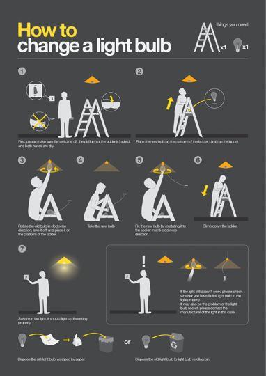 How to change a light bulb