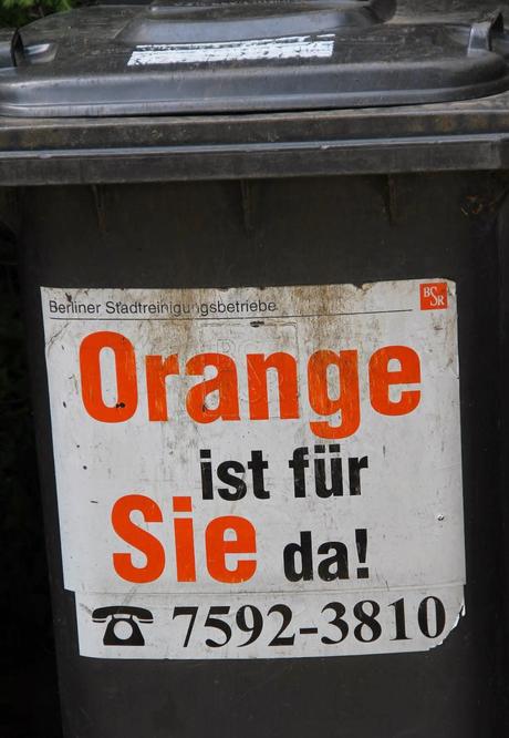 Keep Berlin Tidy 1 [Orange You Glad It's Friday]