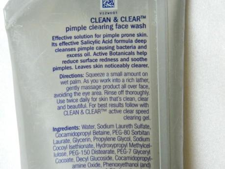 Clean and Clear Pimple Clearing Face Wash Review Clean and Clear Pimple Clearing Face Wash Review