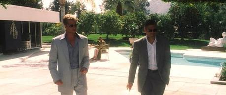 Rusty’s Light Gray Summer Suit in Ocean’s Eleven Contrasting Looks