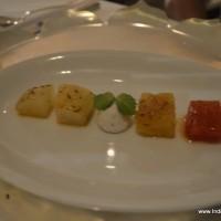 Compressed fruit chaat