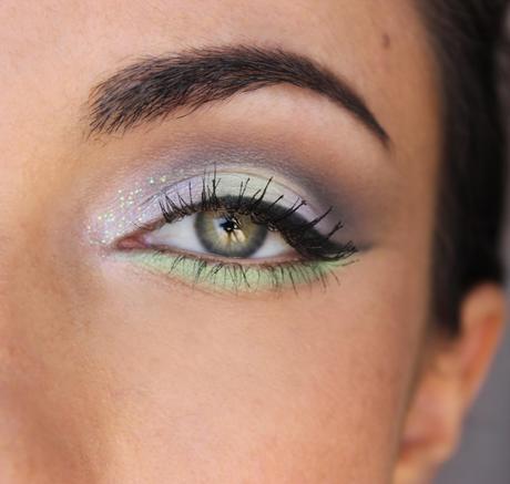 Pastel Makeup Tutorial: Light Lilac And Greenm