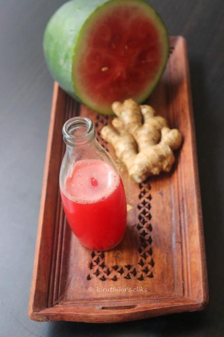 Watermelon Ginger Juice Recipe
