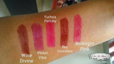 Maybelline Colorshow Lipsticks - All Swatches, Price