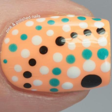 Peaches and Cream dotted and spotted