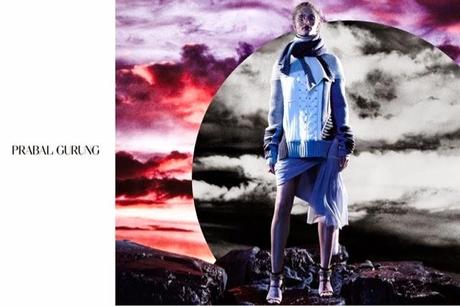 ROSIE HUNTINGTON-WHITELEY IN PRABAL GURUNG’S EERIE FALL ADS