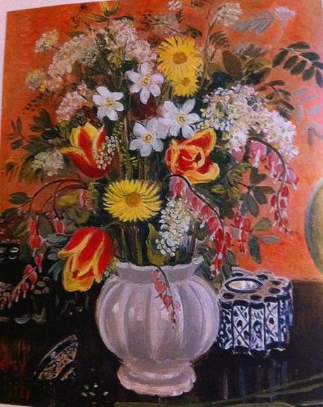 more flowers in a vase by Arthur Percy