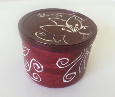 Enter to Win a Lovely Handpainted Upcycled Tin!