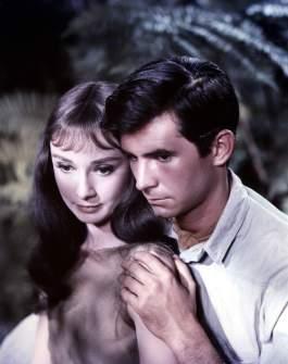 Audrey with Anthony Perkins in Green Mansions