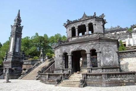 The tomb of Khai Dinh in Hue, Vietnam.  One of the most gorgeous monuments ever built.
