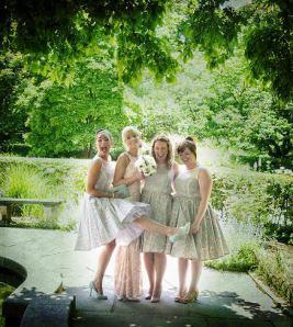 Georgina & Shaun Wedding_Central Park Conservatory Gardens bridesmaids