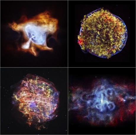 Crab Nebula supernova remnants