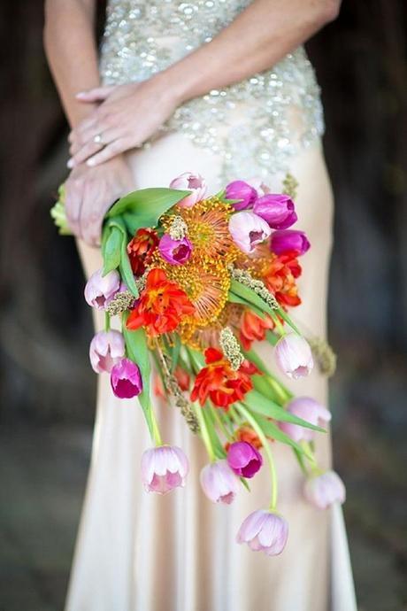 Top 10... Bright wedding bouquets