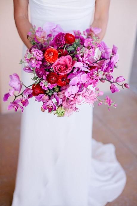 Top 10... Bright wedding bouquets