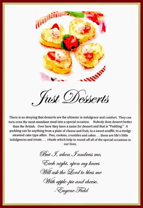 Just Desserts . . . My newest Cookbooklet