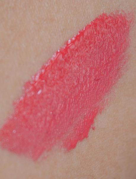 colorbar lip gloss pink stain swatch