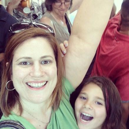 My daughter's and my Streetcar Selfie!