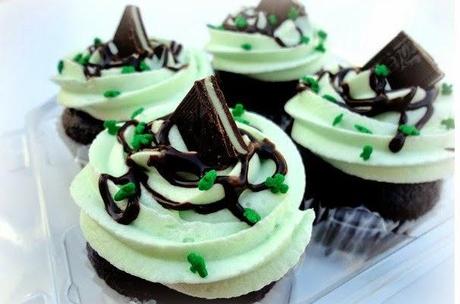 Andes Mint Cupcakes - Dessert
