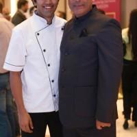 Chef Himanshu Saini with Atul Sikand