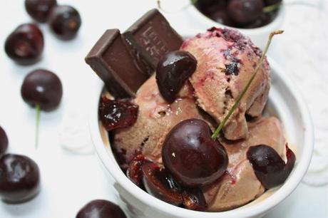 Chocolate Cherry Ice Cream 