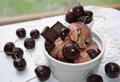 Chocolate Cherry Ice Cream 