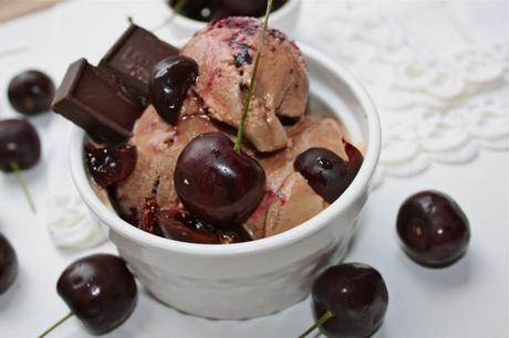 Chocolate Cherry Ice Cream 