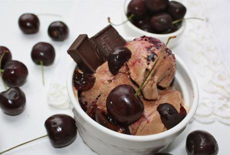 Chocolate Cherry Ice Cream 