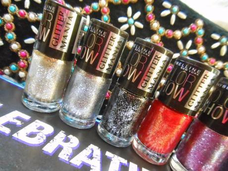 Maybelline Color Show Glitter Mania Nail Colors : Photos, Swatches