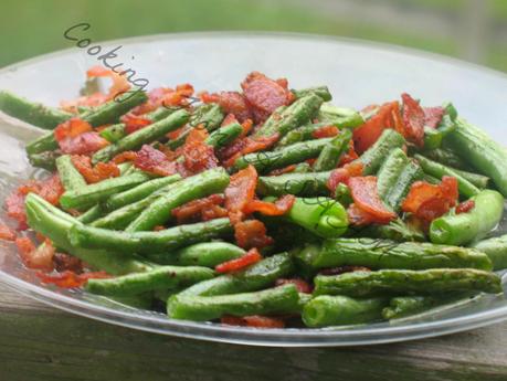 Garlic and Bacon Green Beans