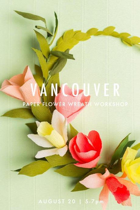 Paper flowering in Vancouver!