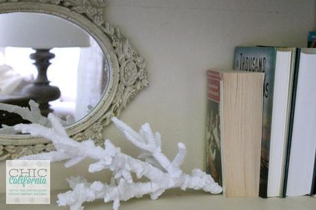 Mirror on Bookself by Chic California