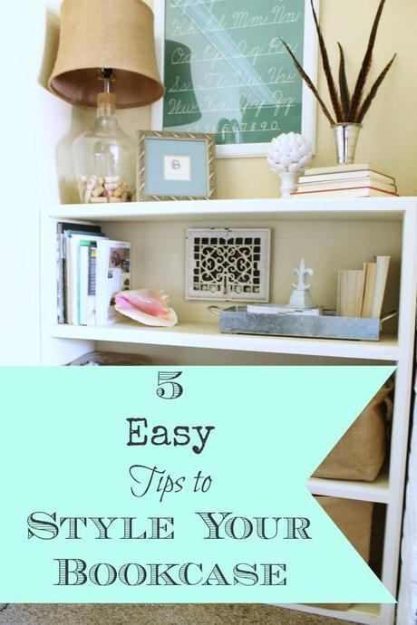 5 Easy Tips to Style Your Bookcase from Chic California