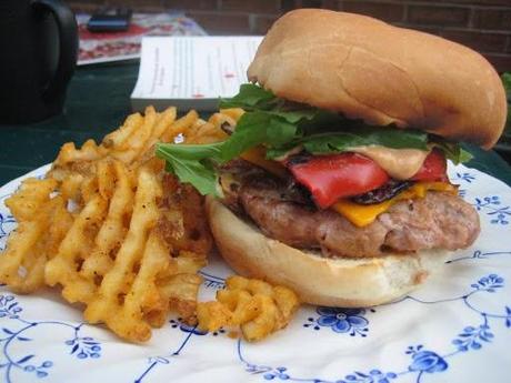 Grilled Turkey Burgers with Cheddar and Smoky Aioli - Snacks